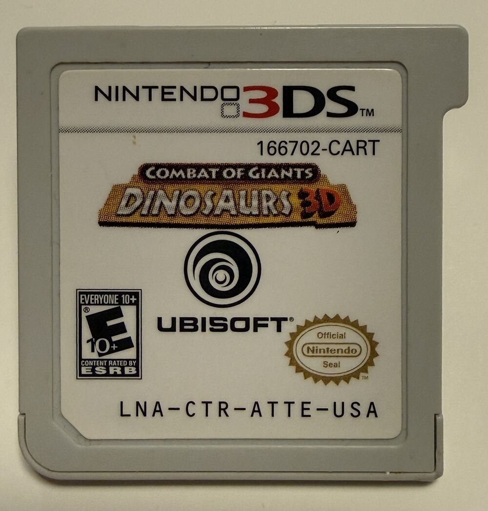 Combat of Giants: Dinosaurs 3D (Nintendo 3DS, 2011)